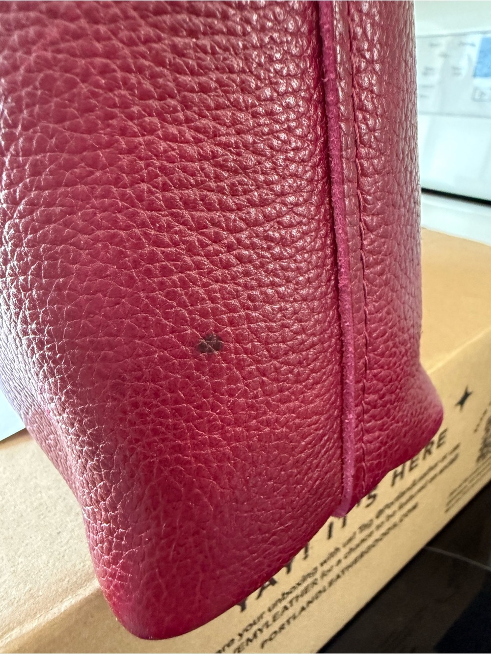 Portland Leather Poppy Purse-Large Orchid - Picture 7 of 9